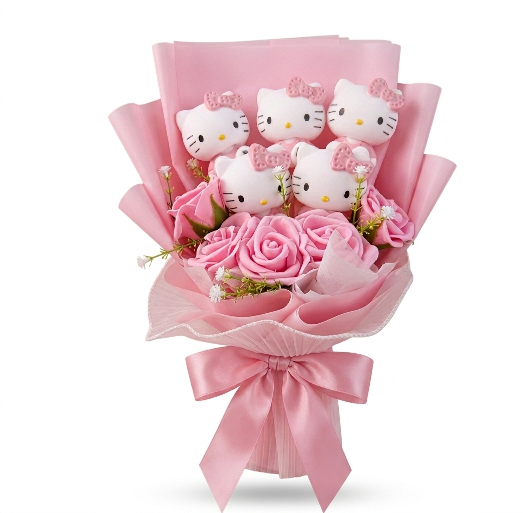 Hello Kitty Bouquet – Pink