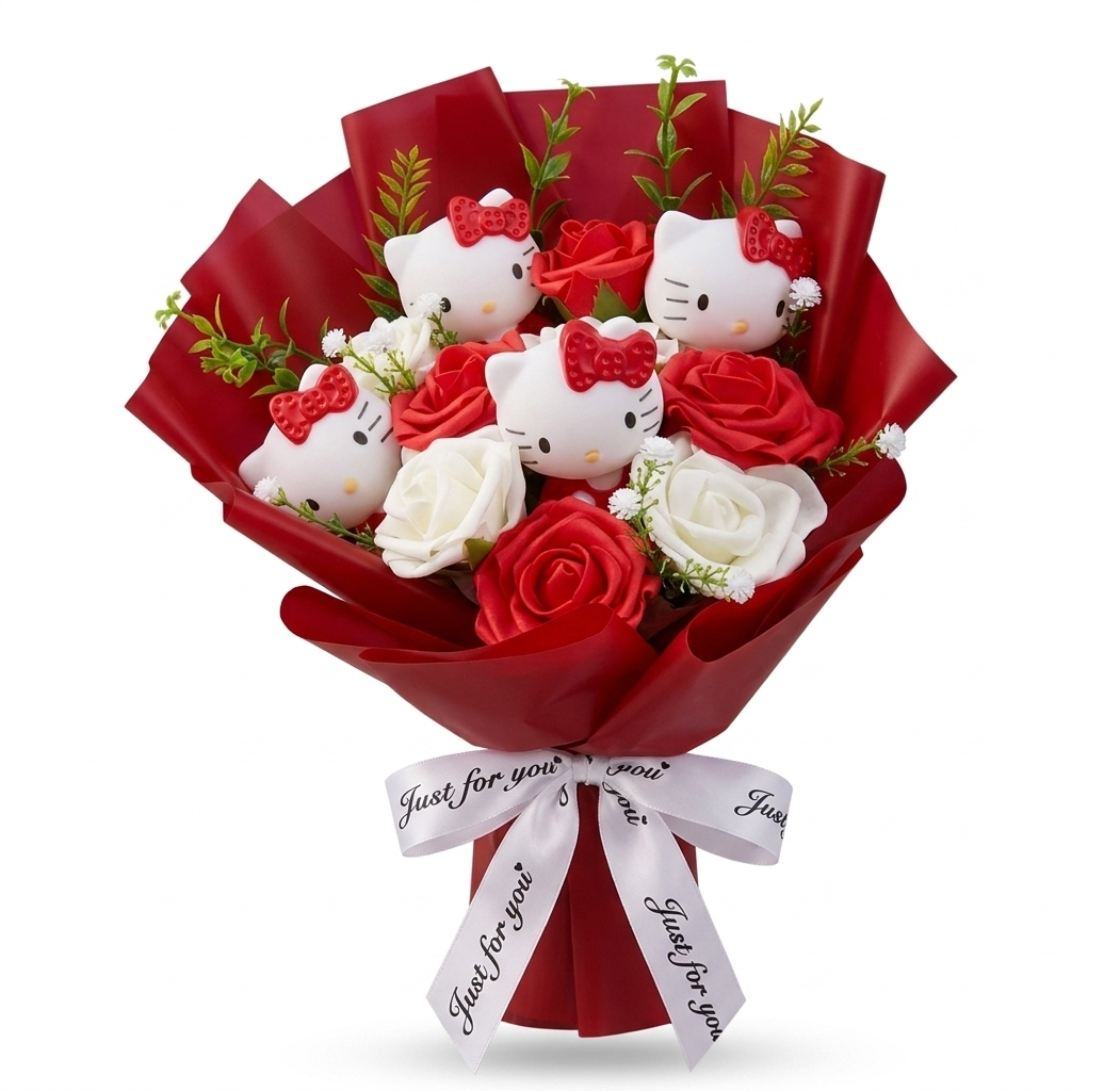 Hello Kitty Bouquet -Red